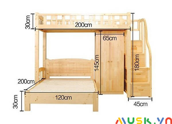 cách làm giường tầng chọn vị trí và lên bản thảo giường tầng