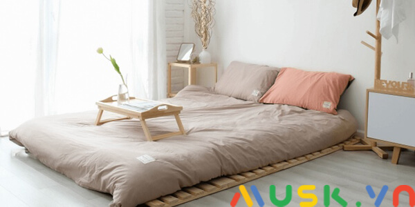 cách làm giường từ gỗ pallet để ngủ