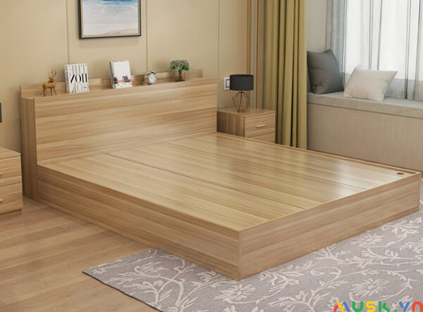 đóng giường bằng gỗ công nghiệp ngủ Nhật Bản được khá nhiều người dùng lựa chọn