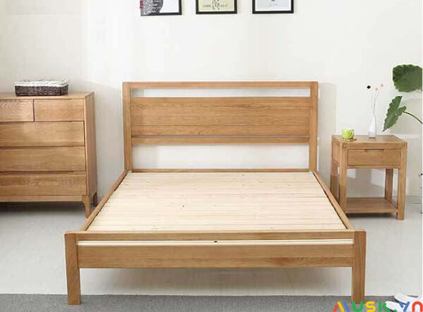Giá thành của giường gỗ Keo phù hợp với túi tiền của người tiêu dùng