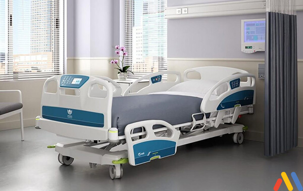 kích thước giường bệnh nhân