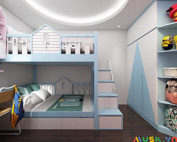 kích thước giường tầng đa kích thước hiện đại