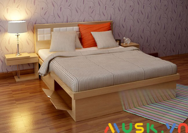 nên mua giường gỗ hay giường sắt, giường gỗ công nghiệp