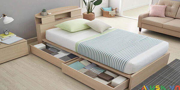Giường hộp gỗ công nghiệp và ưu nhược điểm các kiểu giường | gotrangtri.vn