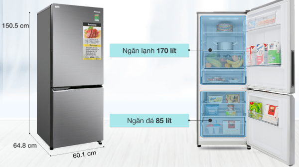 Tủ lạnh 2 cánh Panasonic 234 lít