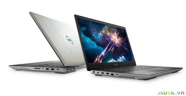 Thiết kế màu xám bạc mạnh mẽ của laptop DELL G5 15 SE