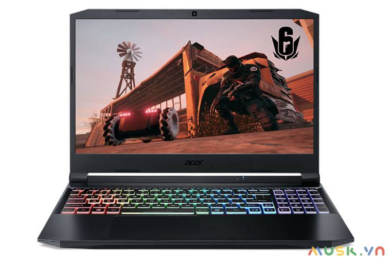 Thiết kế và hình dáng của laptop Acer Nitro 5 Gaming AN515 45 R3SM R5