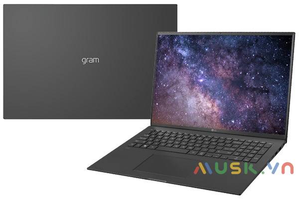 Thiết kế và kiểu dáng của laptop LG Gram 17 2021 phiên bản i7.