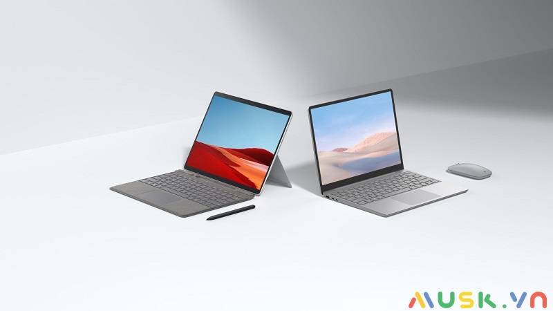 Thiết kế và kiểu dáng của laptop Microsoft Surface Laptop Go