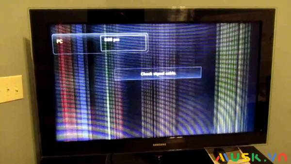 Lỗi màn hình tivi Samsung khiến hình ảnh bị nhiễu, méo