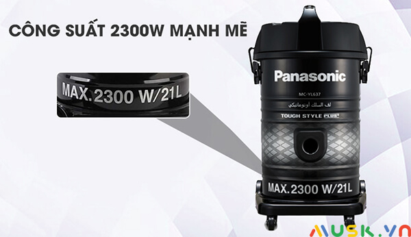 máy hút bụi công nghiệp loại nào tốt: Máy hút bụi Panasonic MC-YL637SN49