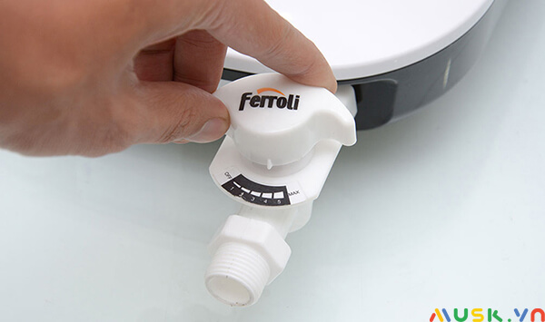 cách điều chỉnh lượng nước cấp vào sử dụng máy nước nóng ferroli