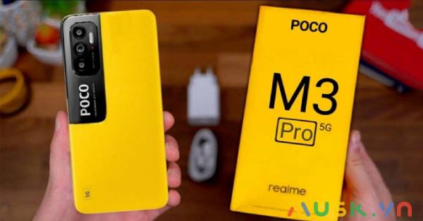 Thiết kế năng động của chiếc điện thoại Poco M3 Pro 5G