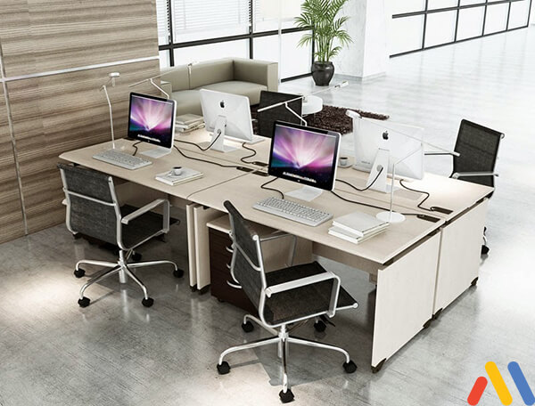 kích thước bàn ghế văn phòng