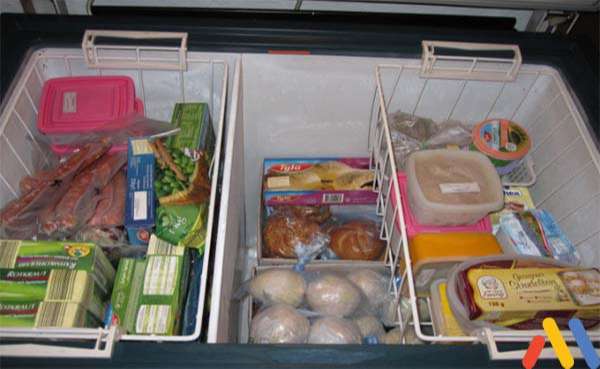 Quá nhiều đồ ăn trong tủ dẫn tới tủ đông không đông đá