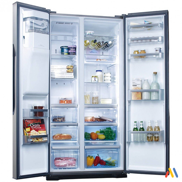 Tủ lạnh side by side với không gian rộng rãi