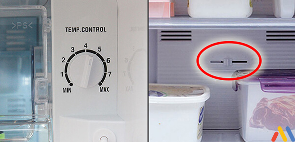 cách điều chỉnh nhiệt độ tủ mát Sanaky