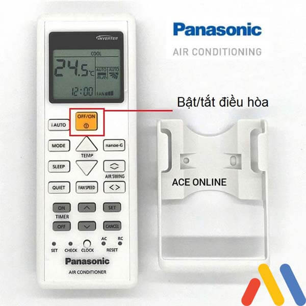 Hướng dẫn sử dụng điều khiển điều hòa Panasonic