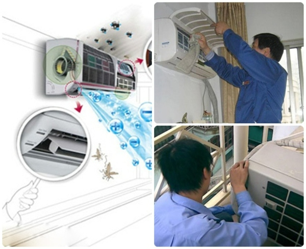 vệ sinh máy lạnh hcm quận Tân Bình