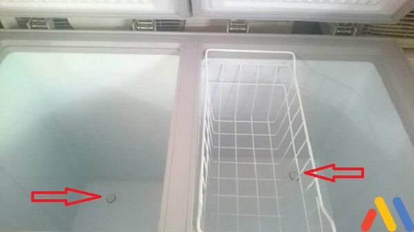 vị trí van thoát nước tủ đông ảnh hưởng tới tủ đông bị chảy nước