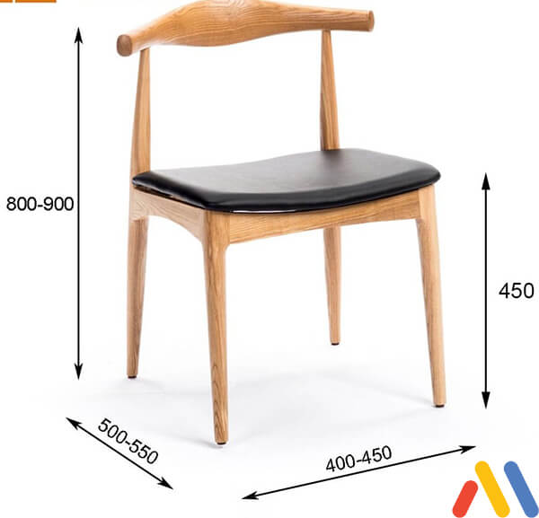 kích thước bàn ghế cafe đơn không tay